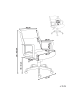 Beliani Bürostuhl BYRON in Grau/Schwarz - (W) 61 x (H) 93 x (L) 69 cm