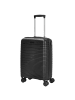 D&N Travel Line 4600 - 4-Rollen-Kabinentrolley S 55 cm (black) in schwarz