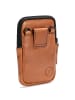 Farmhood Memphis Handytasche Leder 12 cm in cognac