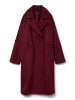 Vero Moda Mantel in Maroon Banner