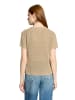 CARTOON Strickpullover mit Rundhalsausschnitt in Beige/Gold