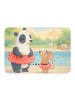 Mr. & Mrs. Panda Pinnwand Magnet Otter Schwimmen Design ohne Spruch in Weiß
