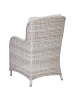 Beliani 2er-Set Gartenstuhl CASCAIS in Beige/Grau