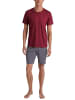 Calida Pyjama kurz für Herren in rot