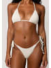 Moda Minx Bikinihose Scrunch Tie Side Bikini Bottom in Beige