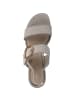 Marco Tozzi Plateau-Sandaletten in dune