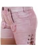 Edelnice Ledershorts in pink