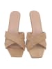 Ital-Design High-Heel Sandalette in Hellbraun