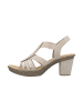 rieker Morokko-Sandalen mit Absatz Beige