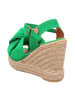 Verbenas Espadrilles Sandalen in Grün