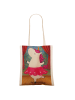 Mr. & Mrs. Panda Tote Bag Einhorn Ballerina Design ohne Spruch in Weiß