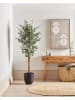 Beliani Kunstpflanze FICUS in Grün/Schwarz - (W) 80 x (H) 167 x (L) 80 cm