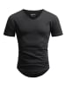 Alessandro Salvarini A.Salvarini Herren T-Shirts AS-077 in Schwarz