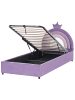 Beliani Kinderbett GRISETOT in Violett/Schwarz - (W) 97 x (H) 106 x (L) 210 cm