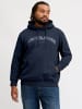 JACK & JONES PLUS Kapuzenpullover in Navy Blazer