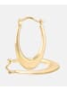 Vanlere Creolen aus 375 Gelbgold