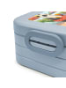 Mr. & Mrs. Panda Lunchbox Panda Schwimmbad Pommes Design mit Spruch in Blau Pastell