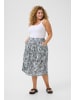 KAFFE curve Rock KCisma A-shape in Blue Leaf Print