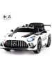 COSTWAY Mercedes AMG Elektroauto für Kinder in Weiß