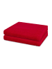 Ross 2 X Duschtuch im Set Premium in Granat