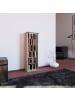 VCM  Holz CD DVD Stand Regal Schrank Classic Glastür in Sonoma-Eiche (Sägerau)
