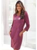 LASCANA Sleepshirt in bordeaux-violett