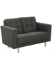 58 aufm Kessel SOFA 2-Sitzer Kazia Flachgewebe anthrazit