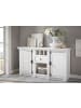 Feldmann-Wohnen Sideboard Westerland Pinie weiß 152 / 45 / 83cm