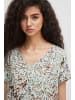 ICHI Kurzarm-Bluse IHVERA Regular fit in Eggshell Blue AOP