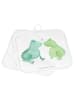 Mr. & Mrs. Panda Topflappen Frosch Liebe ohne Spruch in Weiß