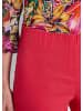 GOLDNER Elegante 7/8-Hose mit Schlupfbund in rot