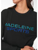 MADELEINE Sweatshirt aus Baumwoll-Stretch in schwarz