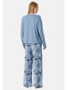 Schiesser Schlafanzug Casual Fashion in Graublau