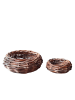 A2Living Rattan Korb Schale 2er Set 36 und 54 cm