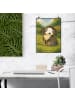 Mr. & Mrs. Panda Bild Hund Entspannen Design ohne Spruch in Weiß