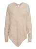 Cream Poncho CRHoliday Loose fit in Oat melange