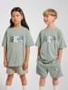 Hummel T-Shirt Hmljr Loose Kinder in ICEBERG GREEN