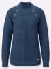 Stehkragen-Pullover in jeansblau