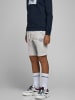 JACK & JONES Junior Sporthose kurz JJI SHARK JJSWEAT SHORTS in light grey melange