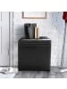 COSTWAY Sitzhocker mit Stauraum in Schwarz
