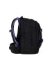 Satch Schulrucksack-Set PACK "Purple Phantom" 4-teilig in Schwarz