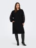 ONLY Carmakoma Sweatshirt-Kleid in Black