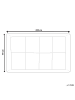 Beliani Topper CLOUDSOFT 4 in Weiß - (W) 90 x (H) 4 x (L) 200 cm