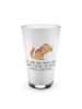 Mr. & Mrs. Panda Glas Eichhörnchen Smoothie mit Spruch in Transparent