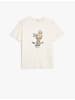 KOTON T-shirt in Ekru
