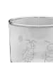 Mr. & Mrs. Panda Whiskey Glas Bienen Paar ohne Spruch in Transparent