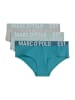 Marc O'Polo Panty Basics in grey melange/blue /gray mist