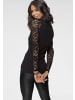 Laura Scott Spitzenshirt in schwarz