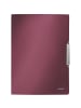 Leitz Eckspannmappe Style A4 PP mit Klappen granat rot