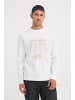 BLEND Langarmshirt BHLeyton in Weiß